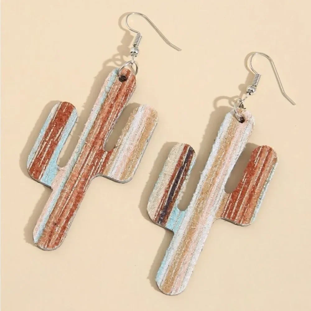 Cactus earrings